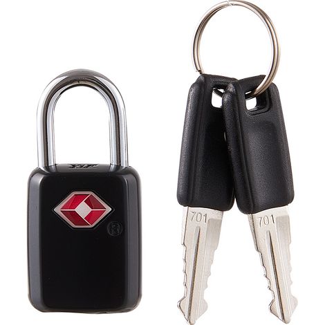 Mini cadenas homologué TSA avec 2 clés, petit cadenas antivol pour valise et sac à dos