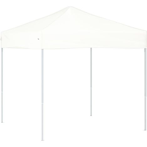 Tente de réception pliable - Tonnelle de jardin - Barnum Blanc 2x2 m fr11225 - Maison La Vie (1/5)