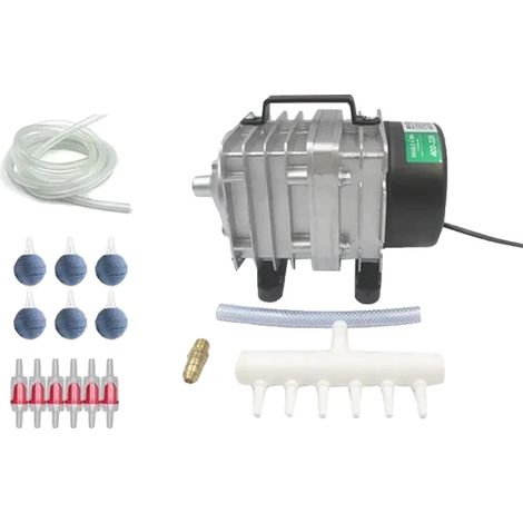 Bomba de oxígeno de acero inoxidable, apta para acuarios, 328 60W Accesorios, Adaptador UE 220V 50HZ-a (1/2)