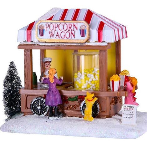 Décorations de Noël LED pour village, maison, ornements, bâtiment, décoration de fête, bureau, décoration de Noël, maison à popcorn (1/5)