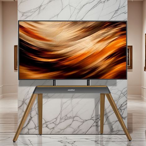 Corner TV Stand for 32-86 Inch LED LCD Screens Easel TV Mount for Bedroom Studio (1/5)