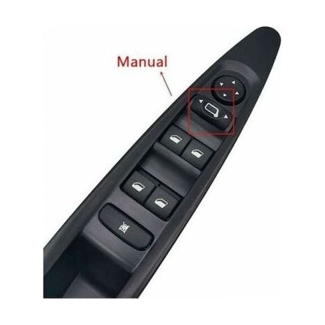 Interrupteur lève-vitre électrique avant gauche pour Citroën C4 2004-2010 – Commande bouton poussoir – Installation facile (1/5)