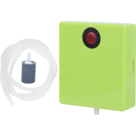 Mini pompe à oxygène pour aquarium, portable, fonctionnant sur piles, aérateur d'air pour aquarium. (1/5)