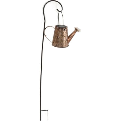Solarbetriebene Bewässerungsleuchte, Gartendekoration, Vintage-Metallleuchte, elegante Wasserfallleuchte für Terrasse, Rasen, Hof und Wege (1/5)