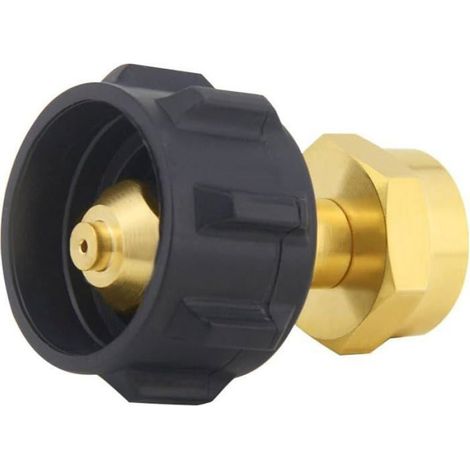 Adaptateur Remplissage Propane - QCC1 - Pour Bouteille 1 lb et Réservoir Type 1 - Camping Barbecue Extérieur - 1 Pièce (1/5)