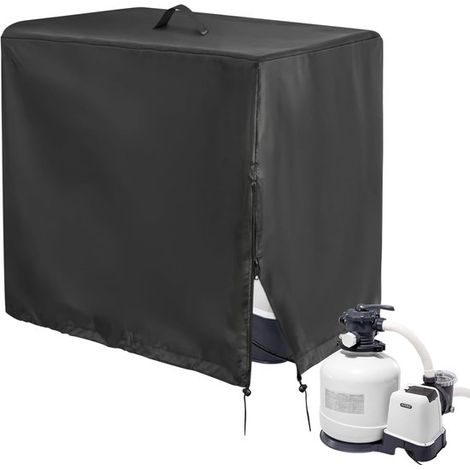 Poolpumpenabdeckung – Transparenter Sandfilter, 600D Oxford, UV-beständig (1/5)