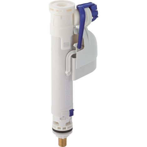 Geberit – Robinet flotteur silencieux 14 dB – Mamelon fileté en laiton – Hauteur de remplissage réglable – Alimentation par le bas (1/8)