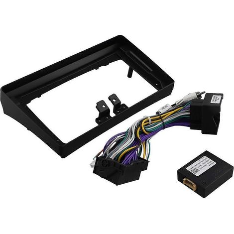 Adaptateur de façade de châssis de voiture 9 pouces pour autoradio GPS stéréo Android 2DIN 407 (2004-2009) - Kit de montage sur tableau de bord (1/5)