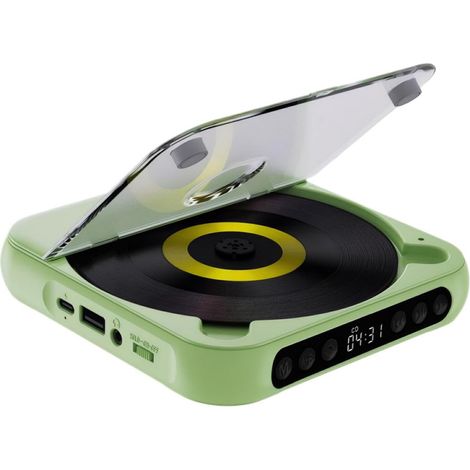 Lecteur CD Bluetooth pour étudiants, usage domestique, éducation préscolaire, haut-parleur, répéteur (1/5)