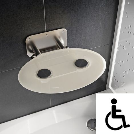 Ovo-P II-Clear siège de douche rabattable PMR pour cabine de douche (B8F0000048) (1/4)