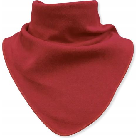 Sciarpa a collo alto per bambini, 100% cotone, 6-12 mesi, primavera/autunno, colore bordeaux. (1/5)