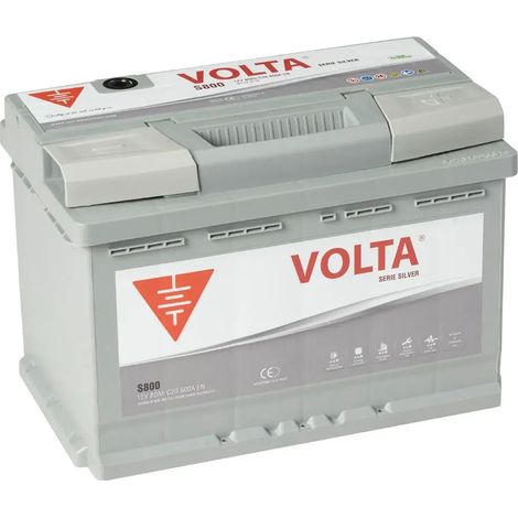 Batería de Coche 80Ah 800A EN Silver Volta S800D (1/3)