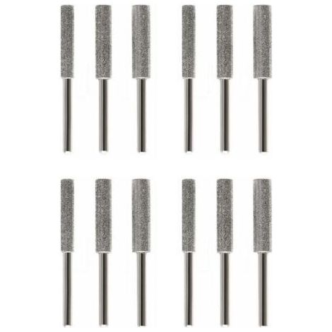 Pair Ahlsen Lot de 20 Meules d'Affutage et AiguisageChaine Tronçonneuse 4 mm,