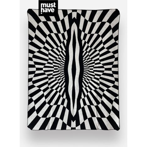 COPERTA DI COTONE OP-ART Power Pussy (1/5)