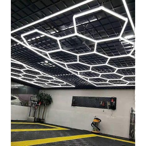 Projecteur LED portable de luxe à structure hexagonale en aluminium pour l'inspection automobile (GE8012) (1/5)