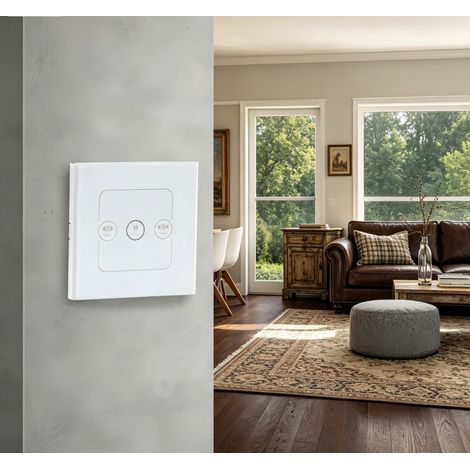 Interrupteur intelligent WiFi pour rideau WB, contrôle à distance par application, minuterie pour rideau électrique, équipement domotique intérieur, praticité et confort de vie au quotidien