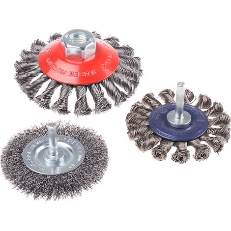 Brosse abrasive Circulaire RS PRO Acier Diam 75mm ( Prix pour 1 ) (1/2)
