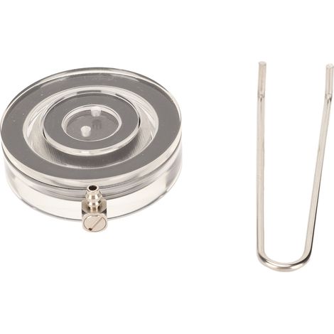 Diffuseur de bulles d'air transparent pour aquarium, augmentant l'oxygénation et silencieux, en acrylique, pour aquarium d'eau douce et d'eau de mer, 6 cm / 2,4 pouces (1/5)