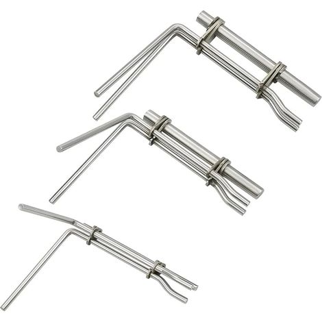Nicear 3-teiliges Set: Montagewerkzeug für U-förmige Kolbenstangendichtungen von Hydraulikzylindern (1/5)