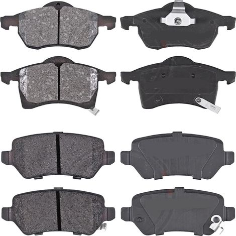 KIT PASTIGLIE FRENO ANTERIORI E POSTERIORI compatibile con OPEL ASTRA H CASSONE / FURGONATO / PROMISCUO (L70) / PASTIGLIE FRENANTI AUTO OEM 37076  37361,37296 / SOSTITUZIONE DIRETTA / BASSA POLVERE /  (1/4)