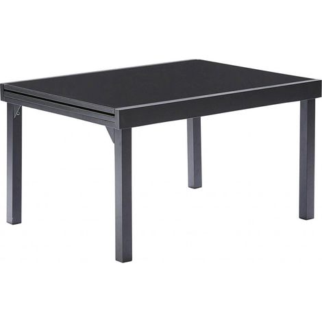 Table de jardin Modulo T 6/10 Full Verre Noir Wilsa Garden (1/5)