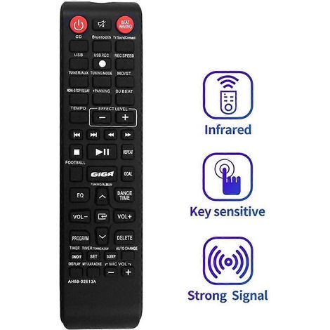 AH59-02613A Télécommande de remplacement pour composants Hi-Fi haut de gamme MX-HS6000, MX-HS7000, MX-HS8500, MX-HS9000 et MX-HS7000/ - FFY (1/4)