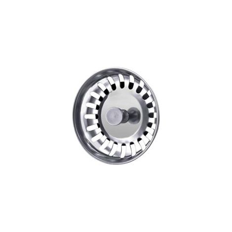 78mm Bouchon evier Cuisine Universel en Acier Inoxydable Filtre Evier (1/4)