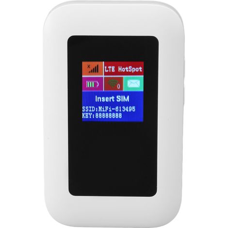 Routeur WiFi 4G avec emplacement pour carte micro SIM, 150 Mbps, partage de connexion pour 10 utilisateurs, cryptage WPA/WPA2, point d'accès WiFi mobile pour l'Europe, Rigion (1/5)