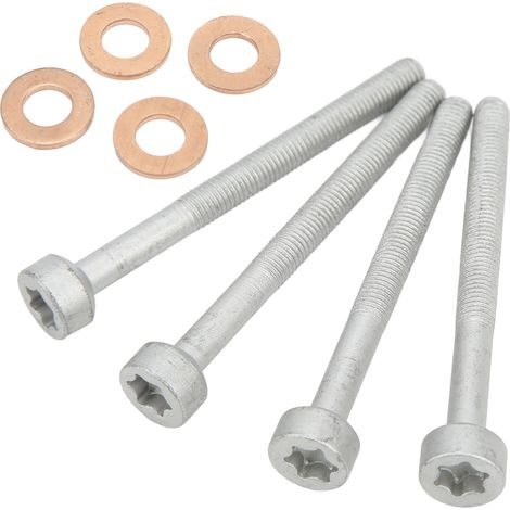Vis et rondelles d'étanchéité pour injecteurs de carburant, accessoires automobiles, compatibles avec les moteurs Mercedes Sprinter W906 651 (à partir de 2006). (1/5)