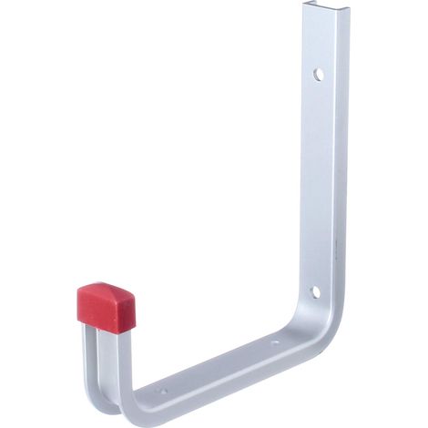 Alberts 856816 Gancio a parete, disponibile in diverse versioni, angolato, alluminio, profondità 140 mm, altezza 155 mm, Set da 10 (1/4)