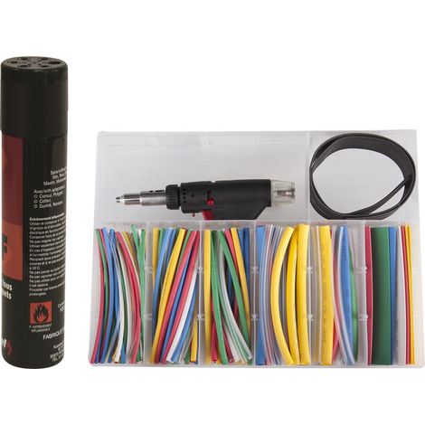 Mini chalumeau gaine retractable + recharge de gazCoffret mini chalumeau à gaz + gaines rétractable + recharge de gaz - EG 0541 - CLAS Equipements