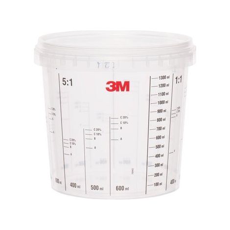 3M 50404 TAZZA PER MISCELAZIONE GRADUATA 1550 ML PEZZI 1