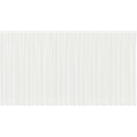 Rideaux avec des rideaux Blanc 500x100cm Polyester CFW84158 (1/5)