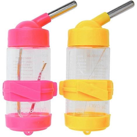 Mini-Wasserflasche zum Aufhängen für Hamster, auslaufsicher, automatischer Wasserspender für Haustiere