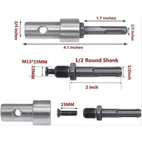 Adaptateur pour perceuse électrique avec tarière de jardin, connecteur de tarière à 2 puits pour perceuse-visseuse sans fil Plus, perceuse sur perche (1/3)