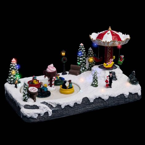 Parque temático musical Christmas Village 20 LED + transformador - Feeric lights & christmas