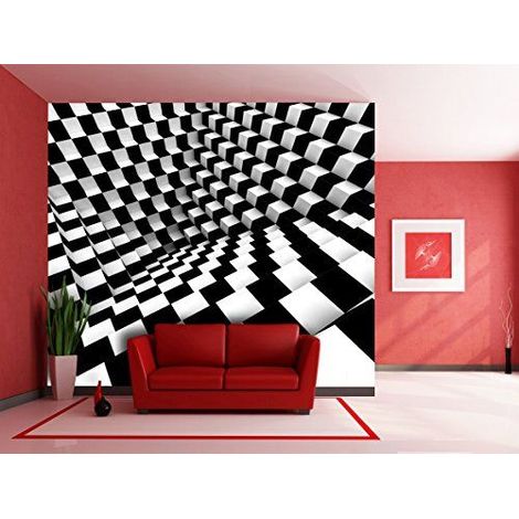 Papier peint intissé - Carrelage - 375x270 cm