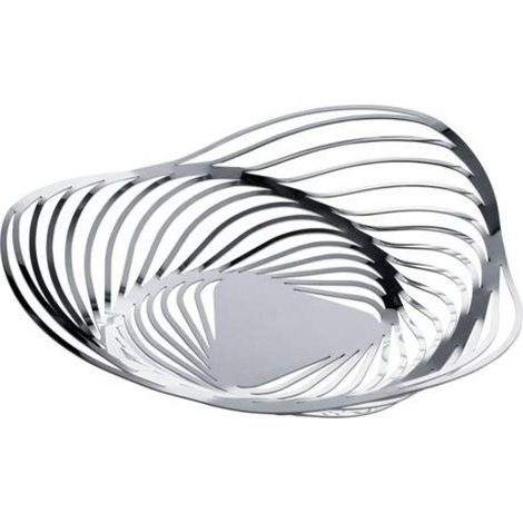 Alessi ACO03 Trinity cesta de acero inoxidable 33 cm