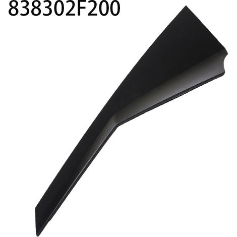 La pièce 838302F200 convient au panneau triangulaire extérieur arrière gauche de la garniture de porte et de fenêtre de la Kia Spectra 5. (1/4)