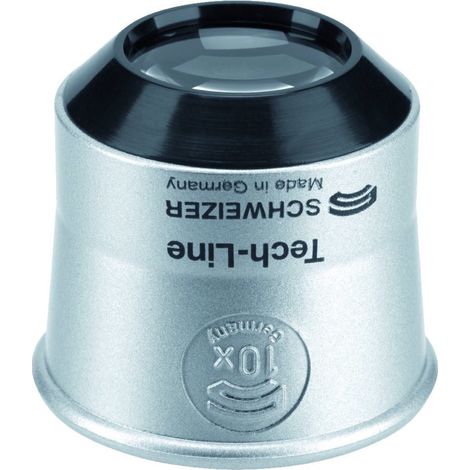 Schweizer Uhrmacherlupe Tech-Line Vergr. 6x Linsen-D.22,8mm