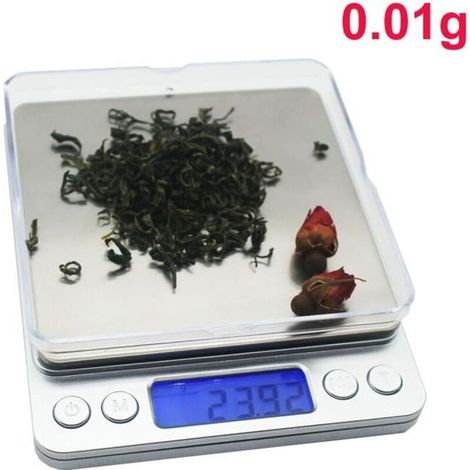 Bardusch-Balance de cuisine - Professionnelle - 0.01g-500g - Électronique - XL - Tare intégrée