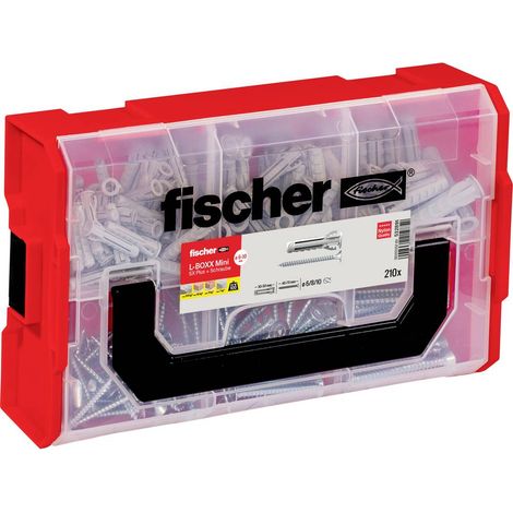 Fischer 532891 FIXtainer Scatola assortimento tasselli 210 Parti