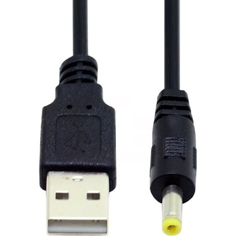 USB to DC Cable 4x1.7mm USB 2.0 Type A to DC 5V Power Cable 4x1.7mm 24AWG Round Plug 120cm (1/5)