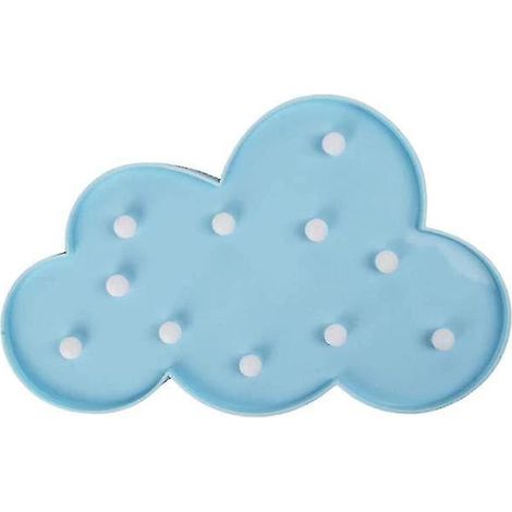 Lampe décorative veilleuse LED 3D créative (bleue) (1/4)