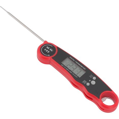 Digitales Lebensmittelthermometer mit hintergrundbeleuchteter Magnetsonde zum Kochen und Grillen im Freien. (1/5)
