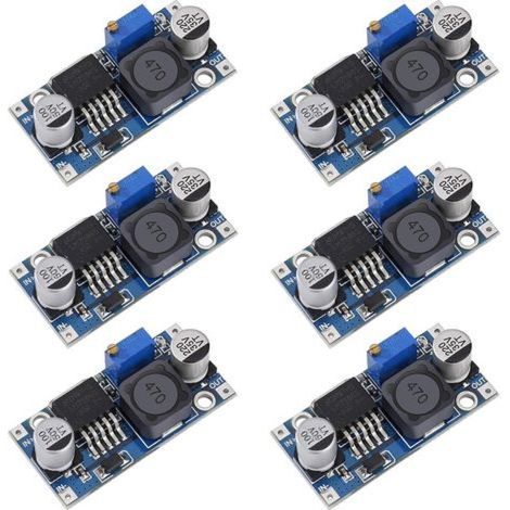 Step-down converter, adjustable 5A power supply – high efficiency – module for electronic projects (1/5)
