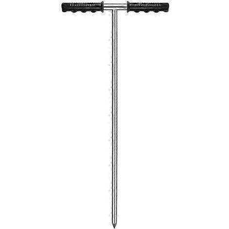 Sonde à sol - Échantillonneur de sol en acier inoxydable avec pédale et sacs réutilisables (1/3)
