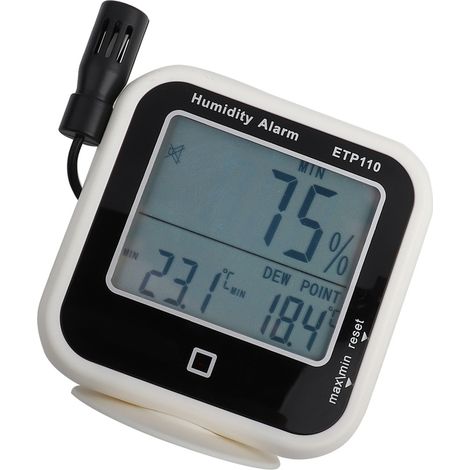 ETP110 ThermO Hygromètre numérique, mesure de l'humidité et du point de rosée pour la maison/le laboratoire (1/5)