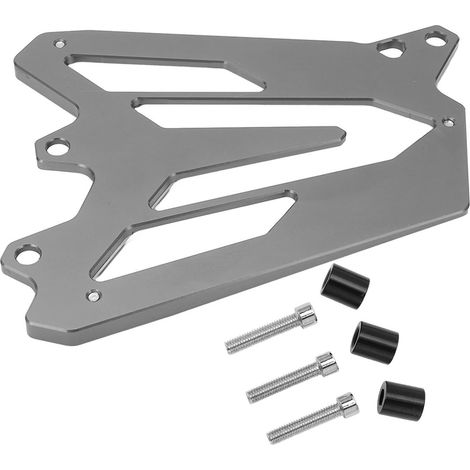 Carter de chaîne moteur avant en alliage d'aluminium CNC, protection remplacement pour MT-07, FZ-07 et XSR700 - Titane, couvre-pignon robuste et léger. (1/5)