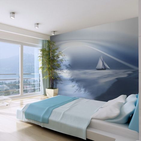 Papier Peint "Lonely Sail Drifting" 193 x 250 cm (1/2)